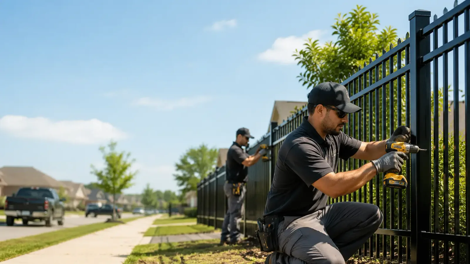 Metal Fence Installation in Jefferson, MA